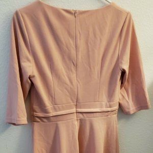 AONOUR Women's Vintage V-Neck Cocktail Party Dress